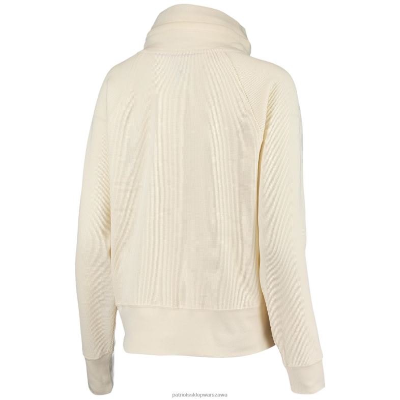 Patriots Jersey kobiety tommy hilfiger kremowa bluza i spodnie z raglanowym pulowerem zoey tri-blend odzież 6RBB887