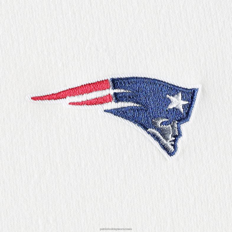 Patriots Jersey kobiety Antigua kremowo/granatowa bluza avenue raglan odzież 6RBB2397