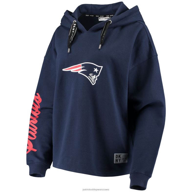 Patriots Jersey kobiety Bluza z kapturem dkny sport granatowa suzy odzież 6RBB2465