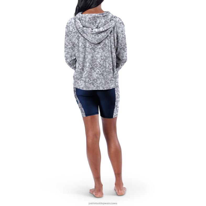 Patriots Jersey kobiety Certo granatowa bluza z kapturem Session odzież 6RBB2395