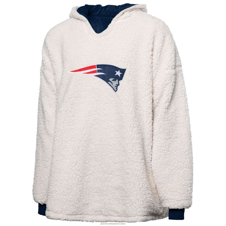 Patriots Jersey kobiety Dwustronna bluza z kapturem Foco Repeat Print odzież 6RBB2400