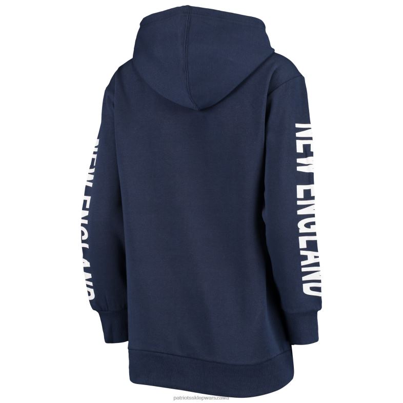 Patriots Jersey kobiety G-iii 4her by Carl Banks Granatowa bluza z kapturem Extra Point odzież 6RBB2344