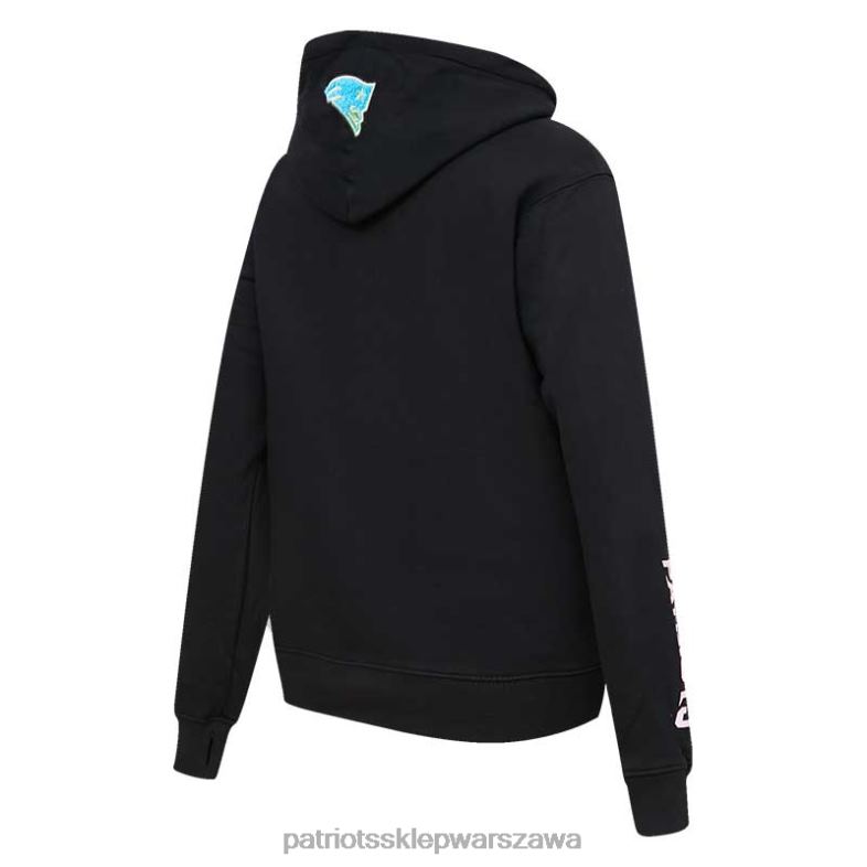 Patriots Jersey kobiety Pro standardowa czarna neonowa bluza polarowa z kapturem odzież 6RBB2370