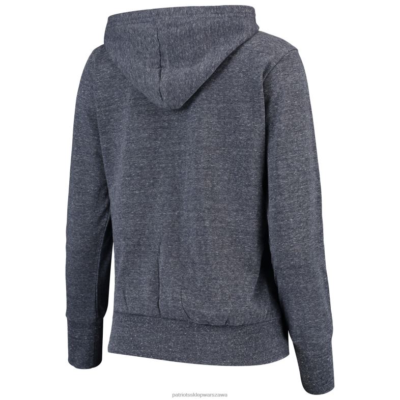 Patriots Jersey kobiety Touch Navy All American Bluza z kapturem i suwakiem na całej długości odzież 6RBB2410