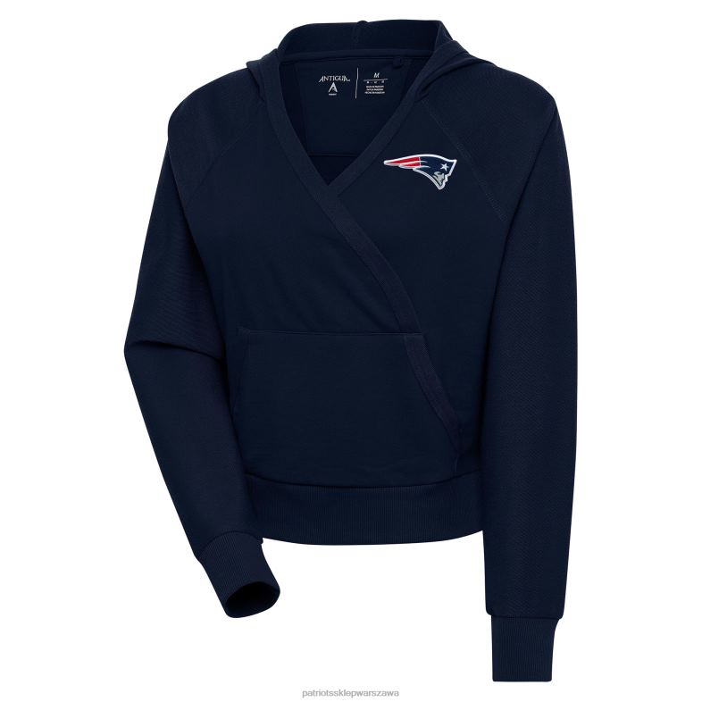 Patriots Jersey kobiety bluza z kapturem w stylu marynarki wojennej Antigua odzież 6RBB885