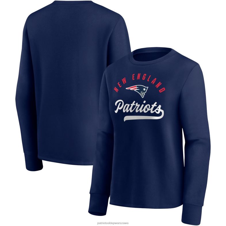 Patriots Jersey kobiety fanatics markowa granatowa bluza z kapturem w stylu ultimate odzież 6RBB2339