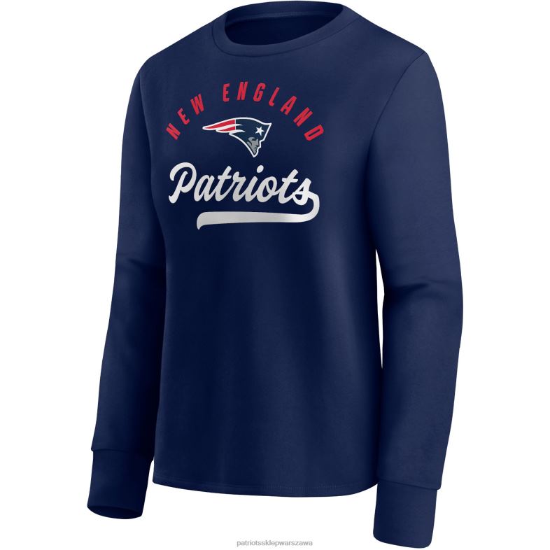 Patriots Jersey kobiety fanatics markowa granatowa bluza z kapturem w stylu ultimate odzież 6RBB2339