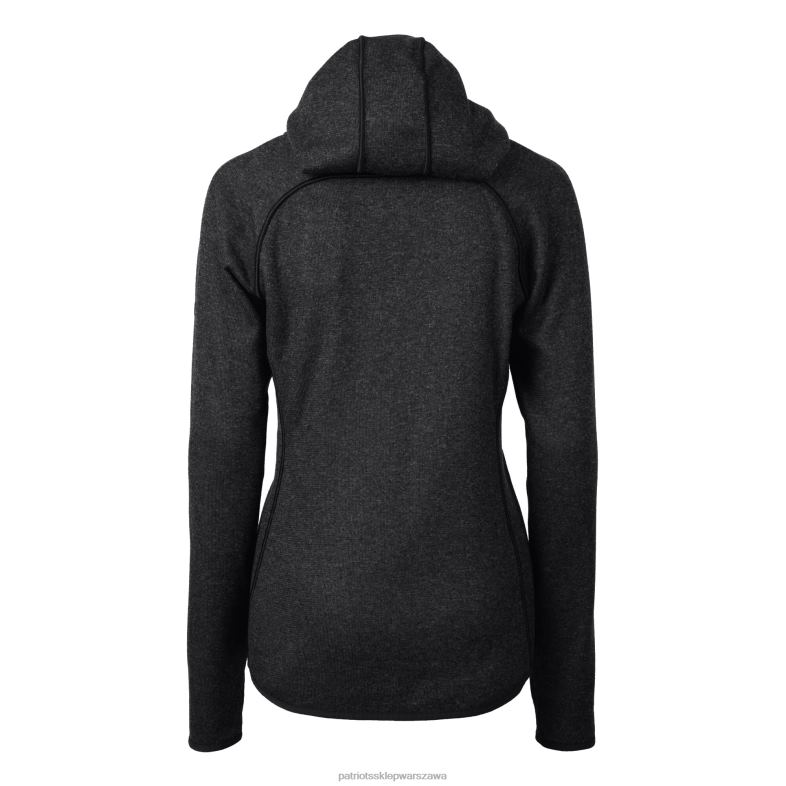 Patriots Jersey kobiety kuter i buck węgiel drzewny logo hełmu grota dzianinowa bluza z kapturem i suwakiem na całej długości odzież 6RBB849