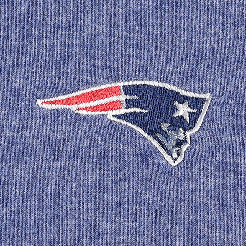 Patriots Jersey kobiety tommy bahama melanżowa granatowa sportowa bluza z suwakiem na całej długości odzież 6RBB2382
