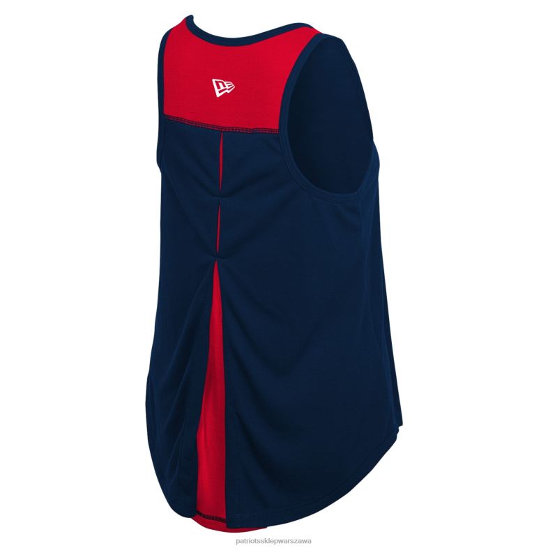 Patriots Jersey kobiety Nowa era granatowo-czerwona kombinacja autentycznych na górnym podkoszulku odzież 6RBB2779
