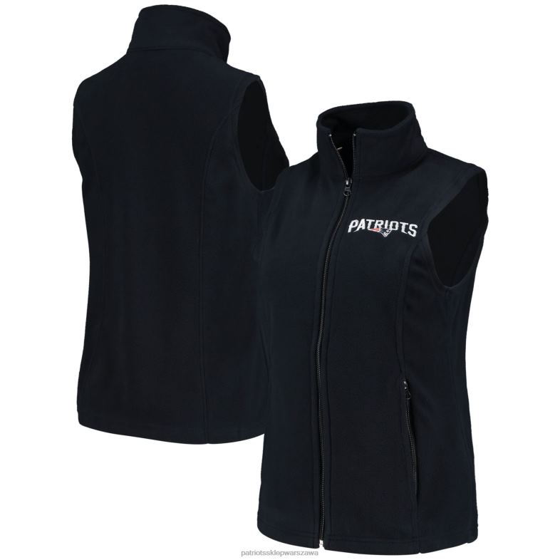 Patriots Jersey kobiety granatowa kamizelka polarowa dunbrooke houston z suwakiem na całej długości odzież 6RBB946