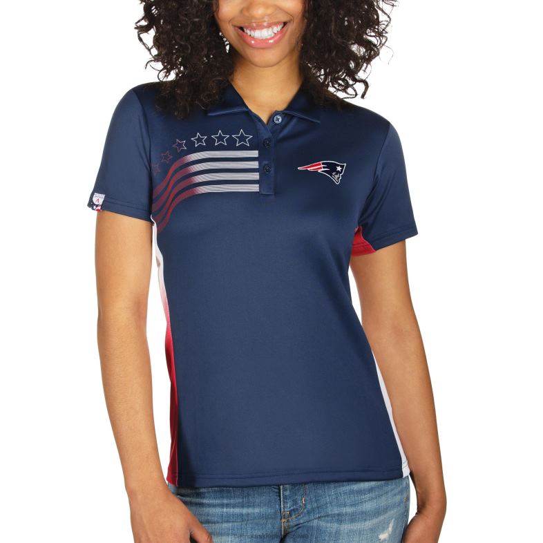 Patriots Jersey kobiety Koszulka polo marynarki wojennej Antigui Liberty odzież 6RBB2538