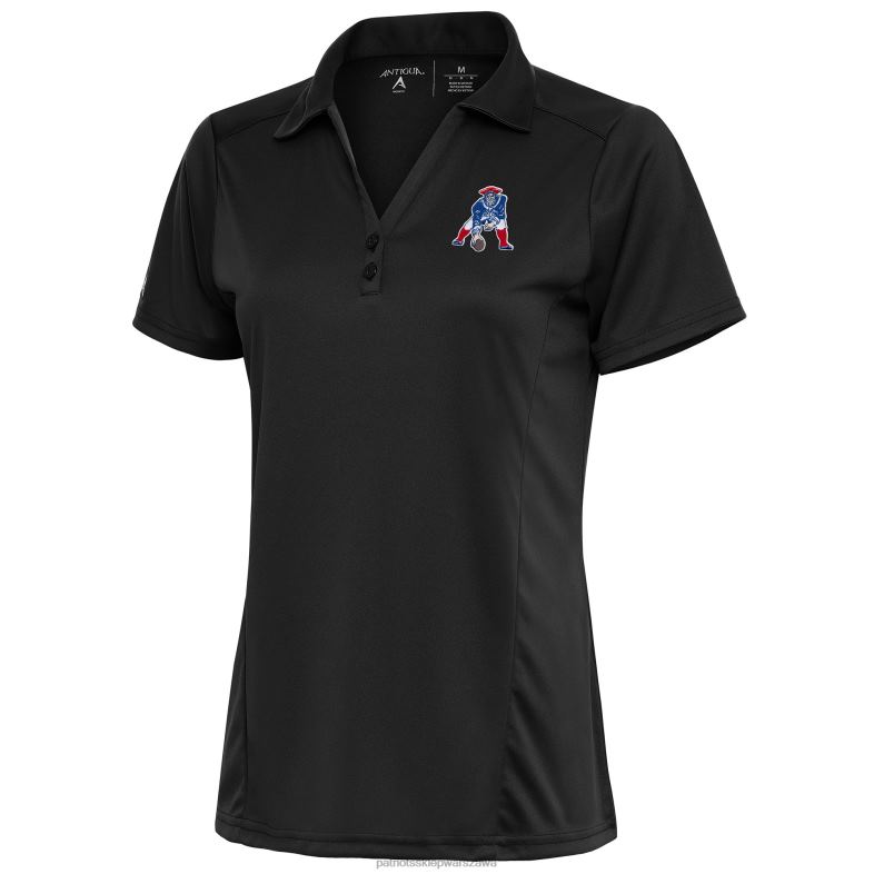 Patriots Jersey kobiety Koszulka polo z logo Antigua Carbon w hołdzie odzież 6RBB2550