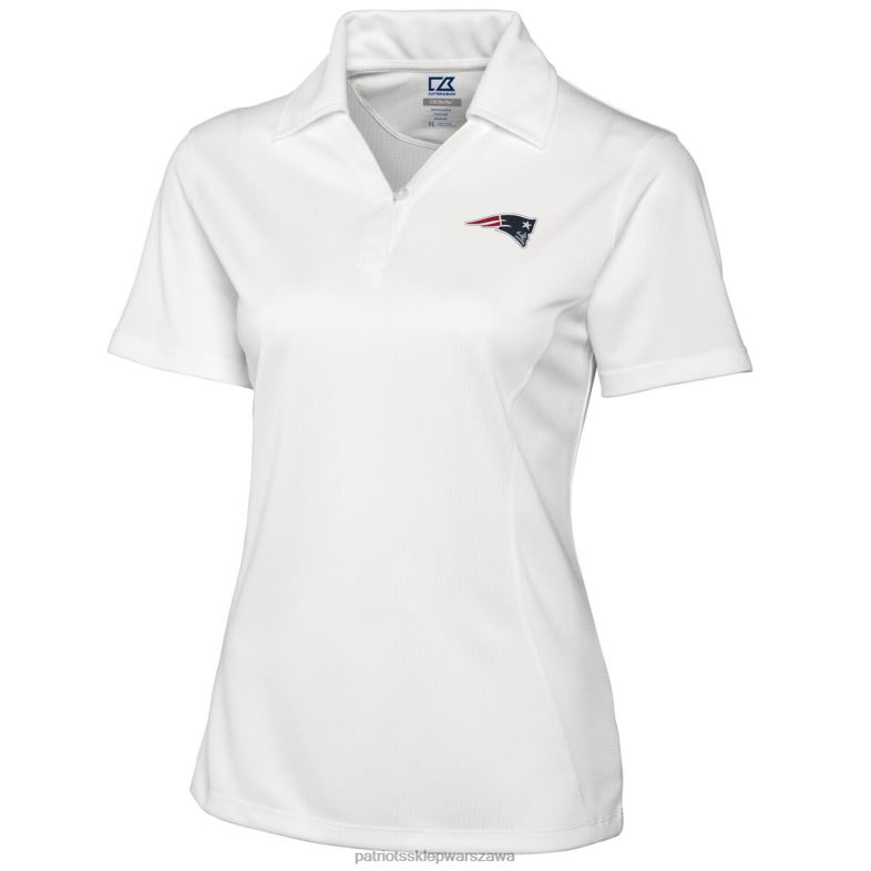 Patriots Jersey kobiety biała koszulka polo typu cutter & buck drytec odzież 6RBB2617