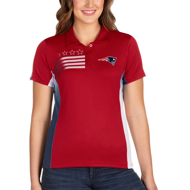 Patriots Jersey kobiety czerwona koszulka polo liberty z antigui odzież 6RBB2539
