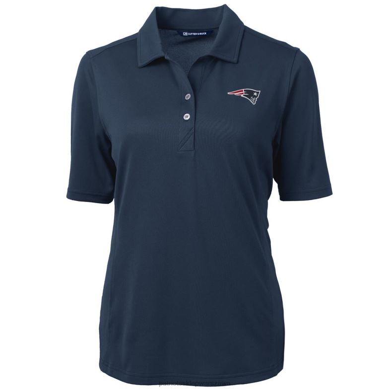 Patriots Jersey kobiety koszulka polo Cutter & Buck z ekologicznej piki cnota z recyklingu odzież 6RBB2631