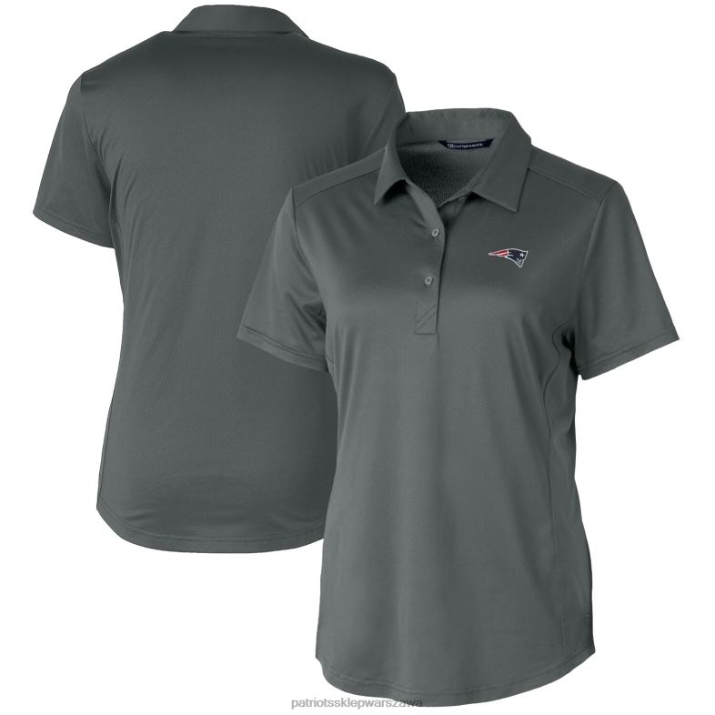 Patriots Jersey kobiety polo ze stretchem i teksturą ze stali cut & buck prospekt odzież 6RBB2556