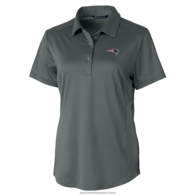 Patriots Jersey kobiety polo ze stretchem i teksturą ze stali cut & buck prospekt odzież 6RBB2556