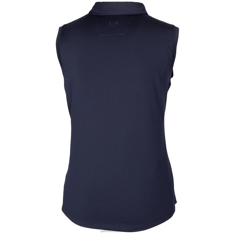 Patriots Jersey kobiety rozciągliwa koszulka polo bez rękawów cutter & buck forge drytec odzież 6RBB2574