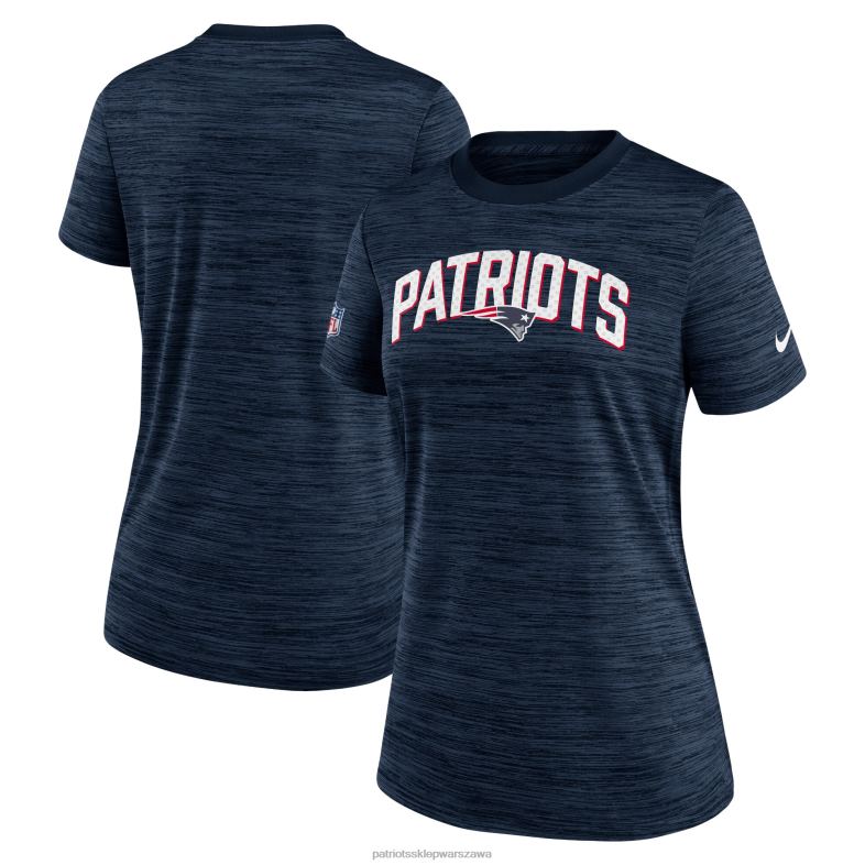 Patriots Jersey kobiety Granatowa koszulka Nike Sideline Speed ​​​​Lockup Performance odzież 6RBB2720