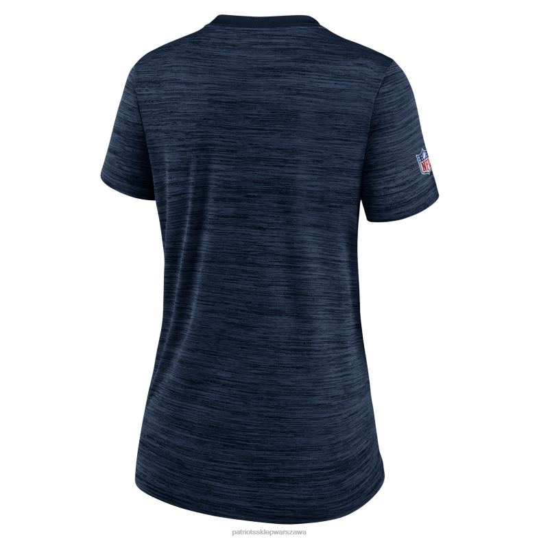 Patriots Jersey kobiety Granatowa koszulka Nike Sideline Speed ​​​​Lockup Performance odzież 6RBB2720