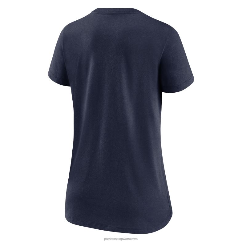 Patriots Jersey kobiety T-shirt nike z kolekcji hometown z potrójną mieszanką i dekoltem w szpic odzież 6RBB2747