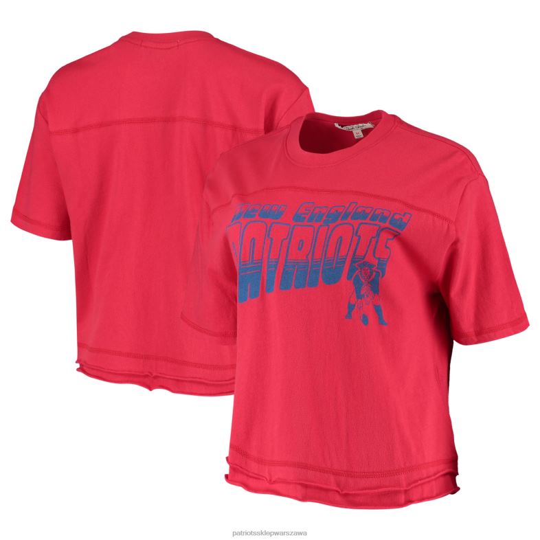 Patriots Jersey kobiety czerwony t-shirt mistrzów fast foodów odzież 6RBB2758