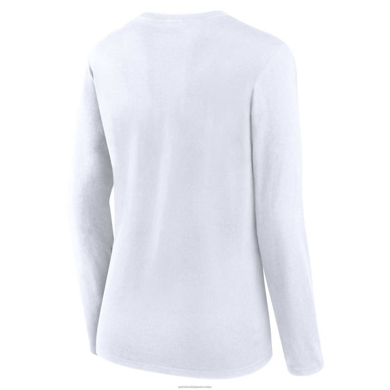 Patriots Jersey kobiety fanatics branded granatowo-biały, lekki zestaw t-shirtów z krótkimi i długimi rękawami odzież 6RBB2634