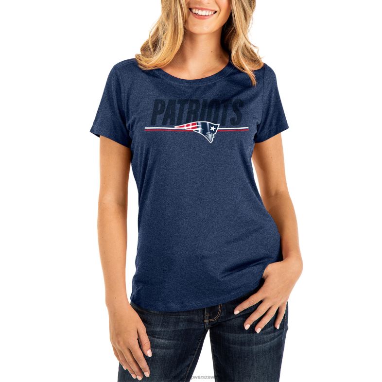 Patriots Jersey kobiety koszulka treningowa New Era Navy 2023 nfl odzież 6RBB2695