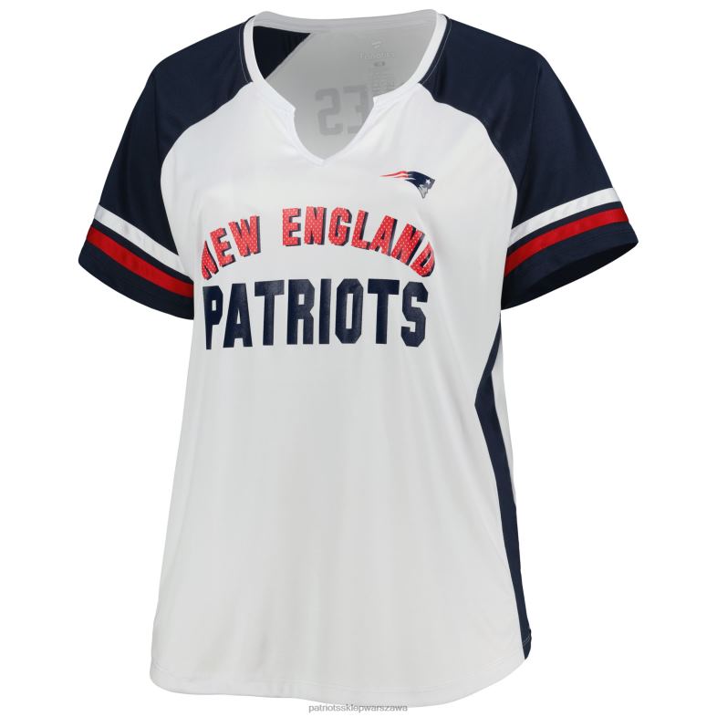 Patriots Jersey kobiety mac jones biała koszulka plus size z wycięciem pod szyją odzież 6RBB2770