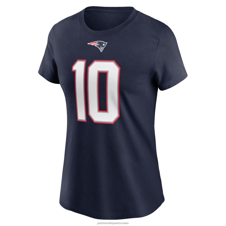 Patriots Jersey kobiety nike mac jones granatowa koszulka z imieniem i numerem gracza odzież 6RBB2748