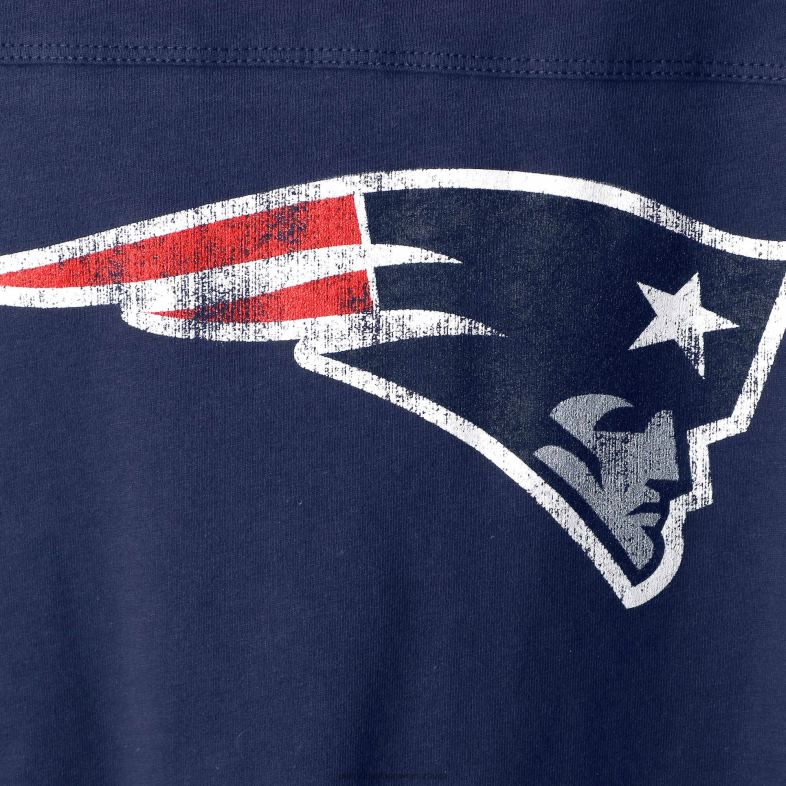 Patriots Jersey kobiety touch granatowa koszulka z długim rękawem bez agentów w dużych rozmiarach odzież 6RBB2738
