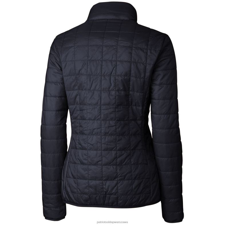 Patriots Jersey kobiety Kurtka puchowa Cutter & Buck w kolorze granatowym z suwakiem na całej długości odzież 6RBB927