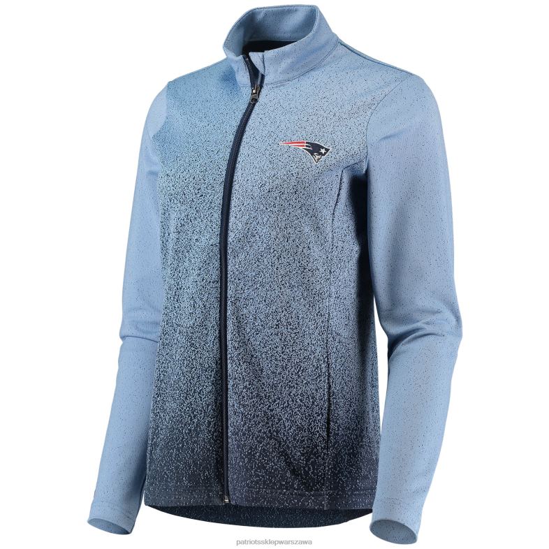 Patriots Jersey kobiety antigua royal/granatowa kurtka z suwakiem na całej długości odzież 6RBB945