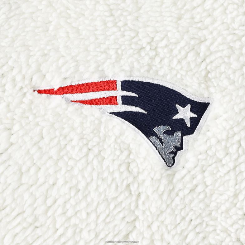 Patriots Jersey kobiety g-iii 4her by carlbanks – Owsianka/granatowa dwustronna kurtka z suwakiem na całej długości odzież 6RBB948