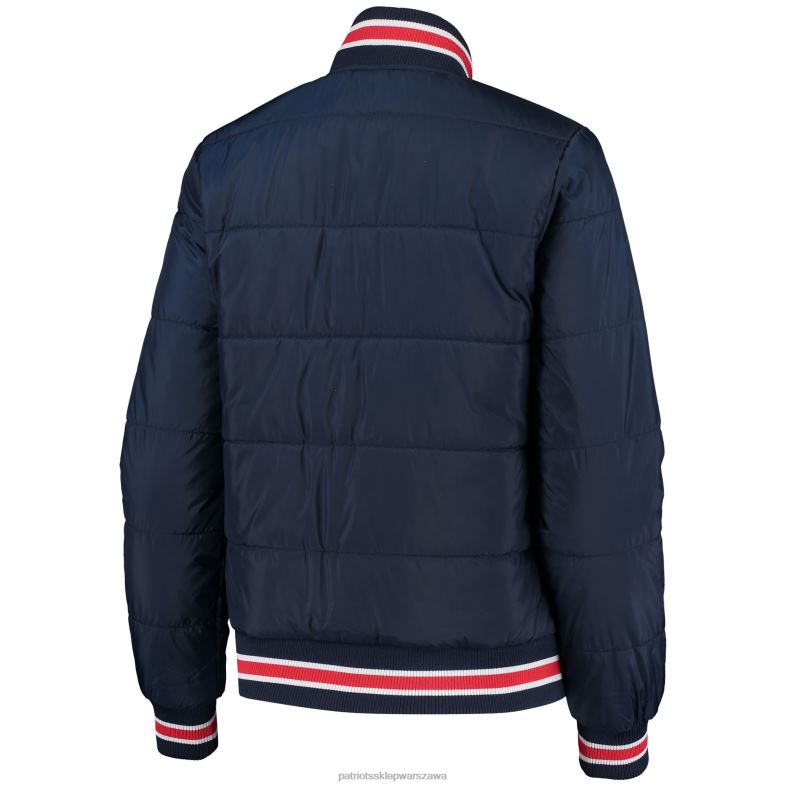 Patriots Jersey kobiety g-iii 4her by carlbanks granatowa kurtka bomber field goal zapinana na suwak odzież 6RBB976