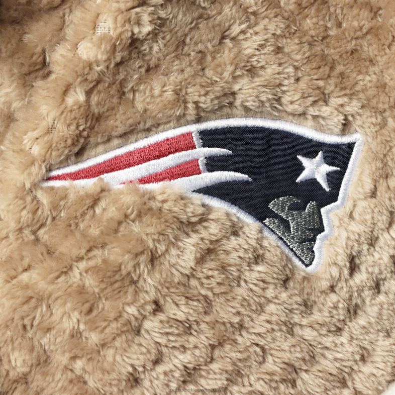 Patriots Jersey kobiety g-iii 4her by carlbanks granatowo-kremowa kurtka riot Squad sherpa z pełnym zatrzaskiem odzież 6RBB912