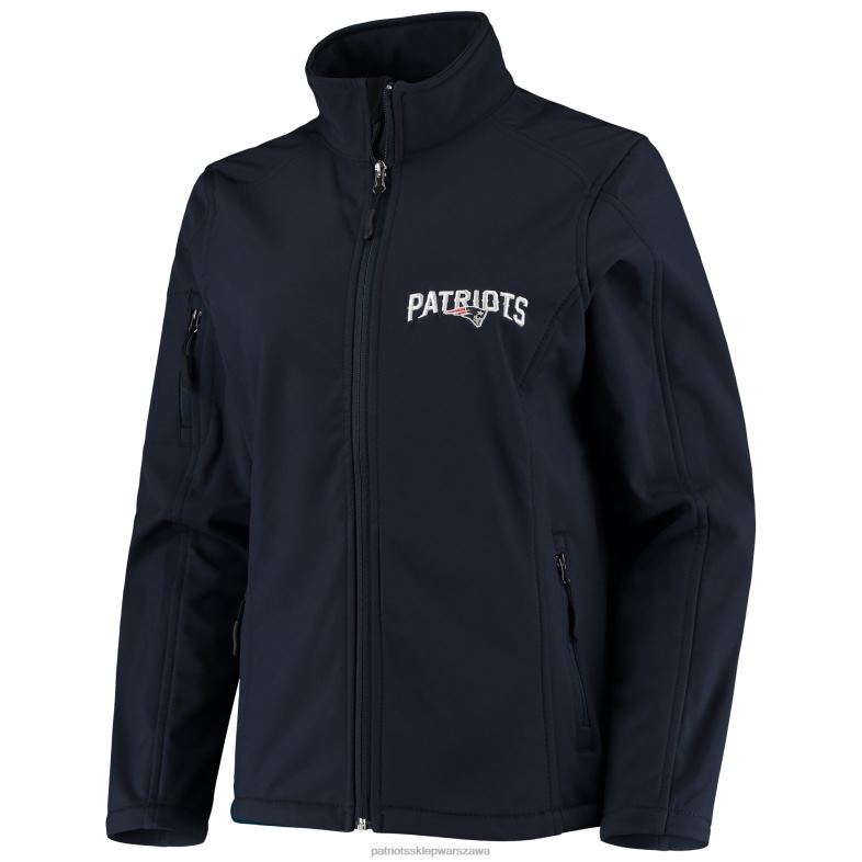 Patriots Jersey kobiety granatowa kurtka softshellowa sonoma z zamkiem na całej długości odzież 6RBB916