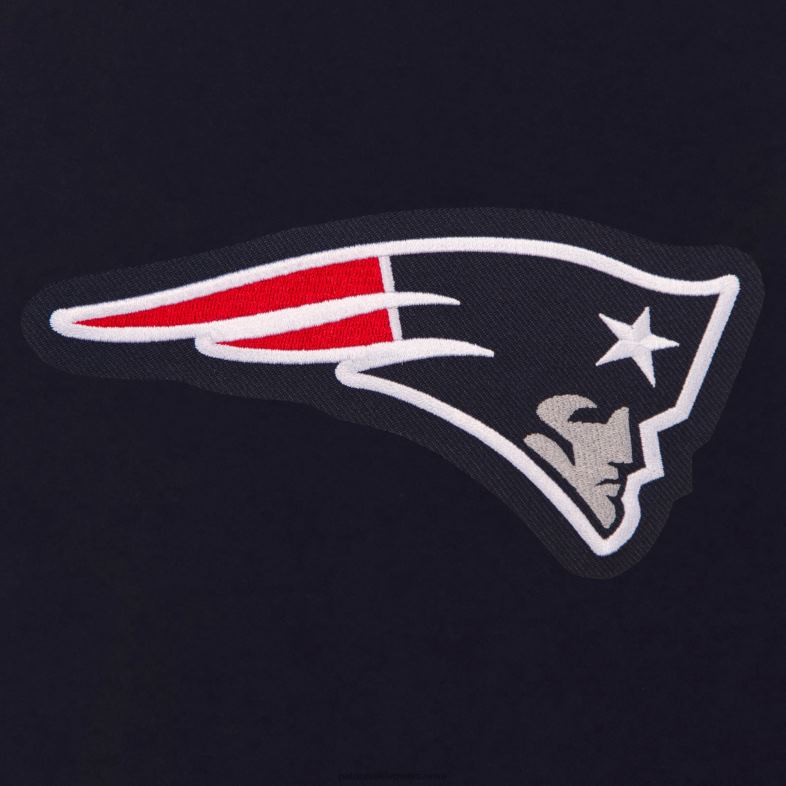 Patriots Jersey kobiety jh design granatowa dwustronna kurtka polarowa z suwakiem na całej długości odzież 6RBB967
