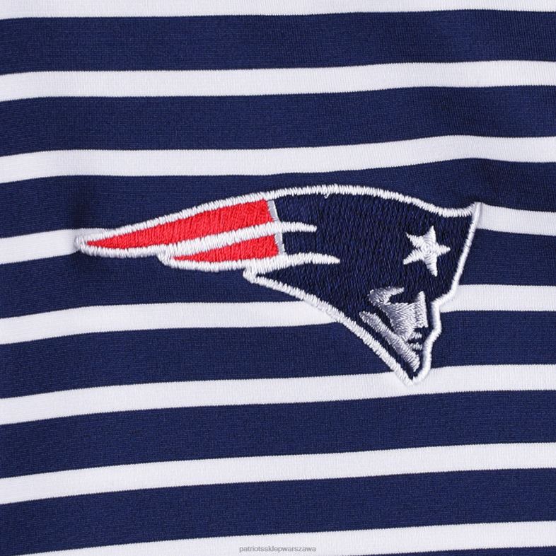 Patriots Jersey kobiety vineyard vines granatowa bluza sankaty shep z zamkiem błyskawicznym do połowy odzież 6RBB888