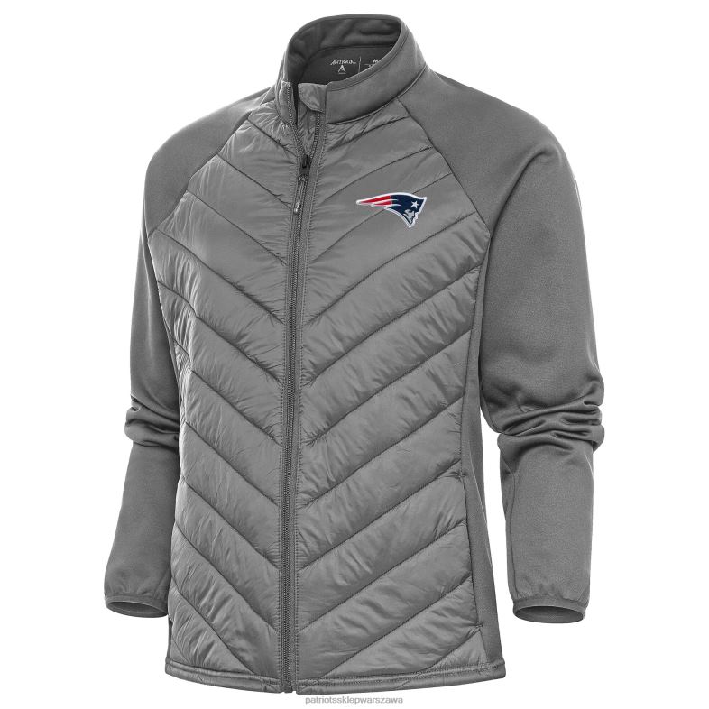 Patriots Jersey kobiety zapinana na zamek kurtka ze stali Antigua odzież 6RBB868