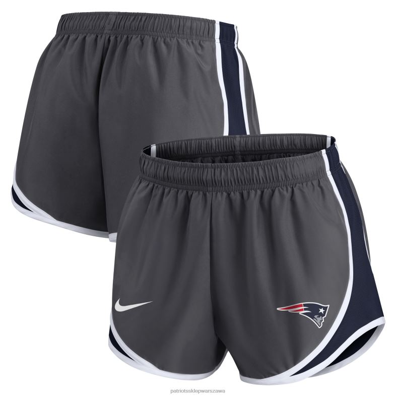 Patriots Jersey kobiety Spodenki Nike Performance Tempo z logo Carbon odzież 6RBB2850