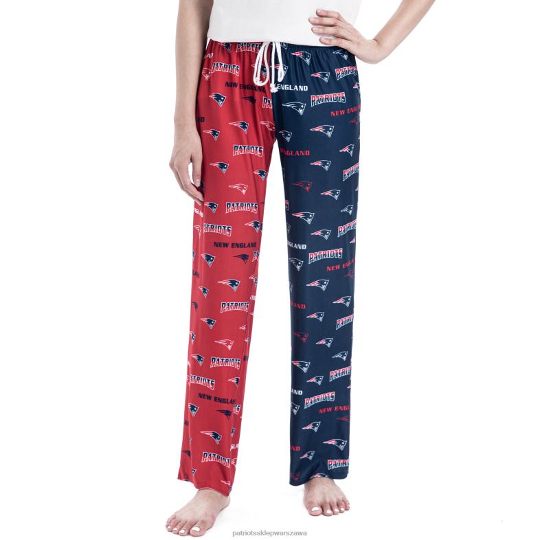 Patriots Jersey kobiety Concepts sport granatowo-czerwone, przełomowe spodnie z dzianiny aop odzież 6RBB2484