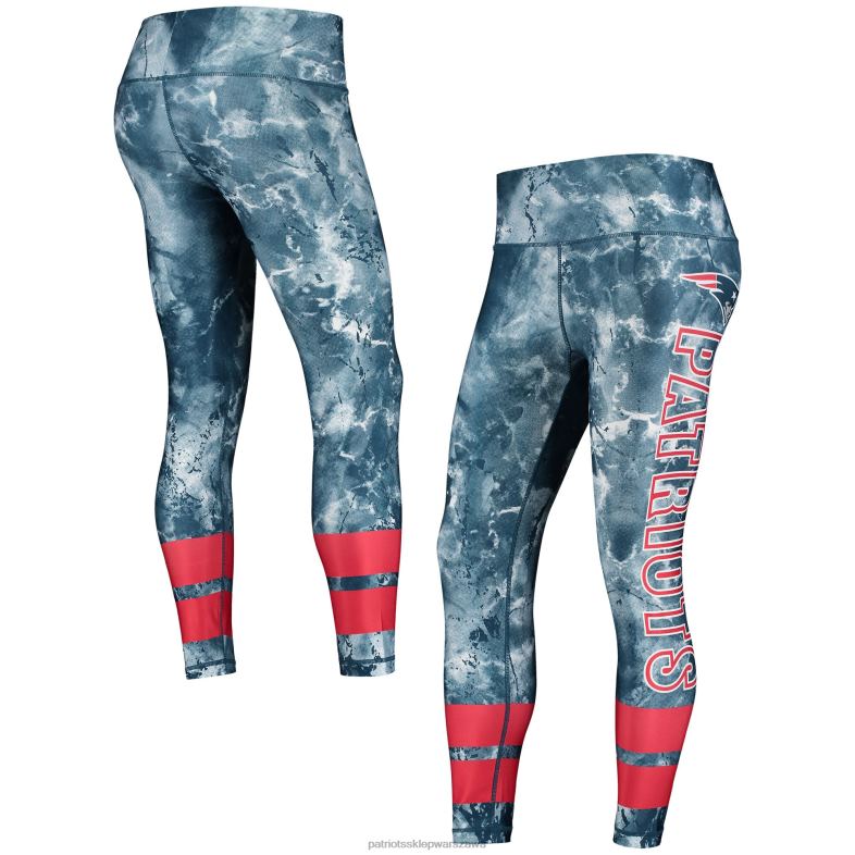 Patriots Jersey kobiety Concepts sportowe granatowo-czerwone legginsy z lukarną odzież 6RBB2472