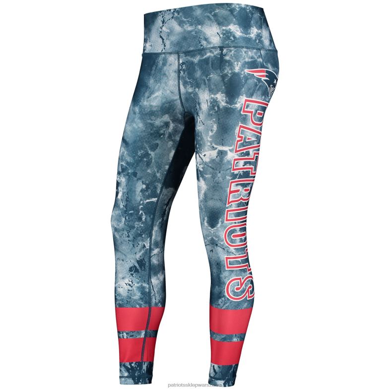 Patriots Jersey kobiety Concepts sportowe granatowo-czerwone legginsy z lukarną odzież 6RBB2472