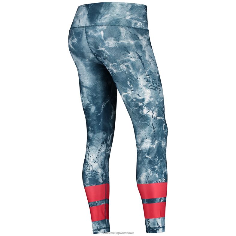 Patriots Jersey kobiety Concepts sportowe granatowo-czerwone legginsy z lukarną odzież 6RBB2472