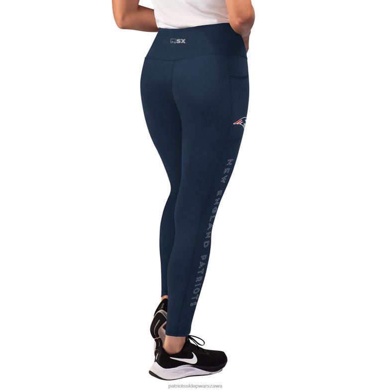 Patriots Jersey kobiety Granatowe legginsy msx by michael strahan odzież 6RBB2485