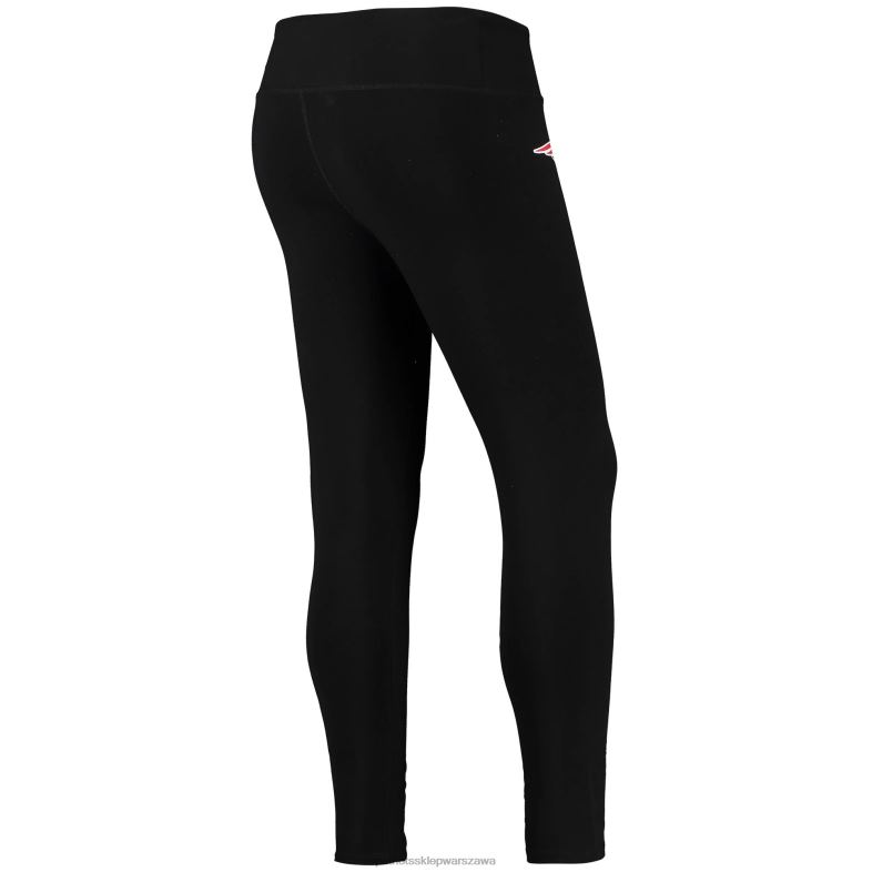 Patriots Jersey kobiety dkny sportowe czarne legginsy z wysokim stanem odzież 6RBB2493