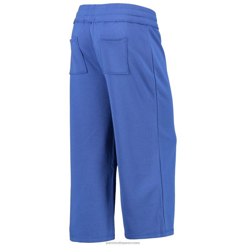 Patriots Jersey kobiety królewskie przycięte spodnie typu fast food odzież 6RBB2483