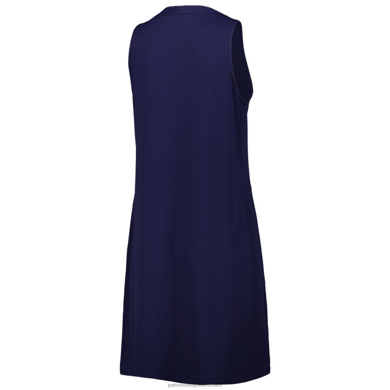 Patriots Jersey kobiety Tommy Bahama Navy Island Cays sznurowana sukienka odzież 6RBB2225